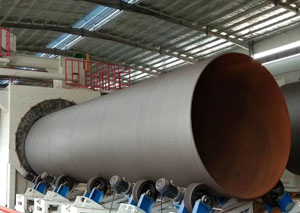 鋼管內外壁拋丸機，鋼管噴砂除鏽設備